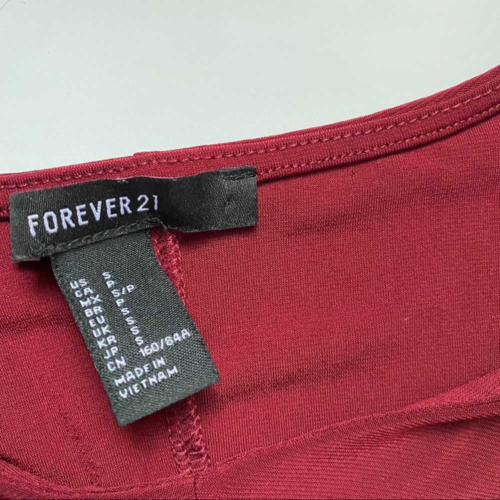Forever21 Red Mini Dress - Picture 2 of 3